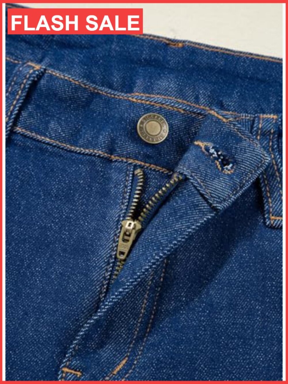 High Rise Baggy Wide Leg Jeans Straight Leg Denim Pants - Picture 6 of 7